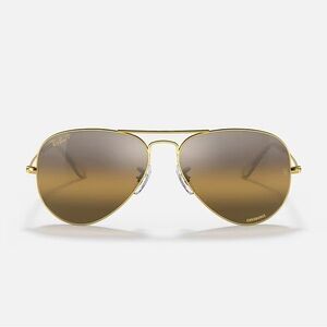 RAY-BAN RB 3025 LARGE AVIATOR CHROMANCE SUNGLASSES